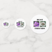 友最高のだち画像テンプレート コンフェッティ (裏面)