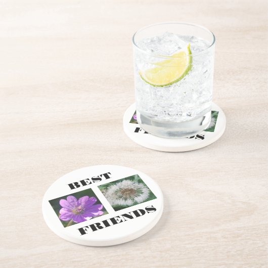 友最高のだち画像テンプレート コースター (側面)