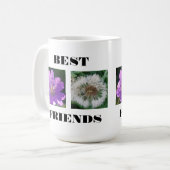 友最高のだち画像テンプレート コーヒーマグカップ (正面左)