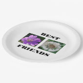 友最高のだち画像テンプレート ペーパープレート (アングル)