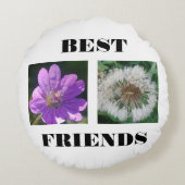 友最高のだち画像テンプレート ラウンドクッション (裏面)