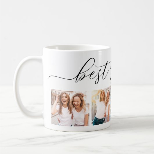 友最高のだち4フォトコラージコーヒーマグ コーヒーマグカップ (左)