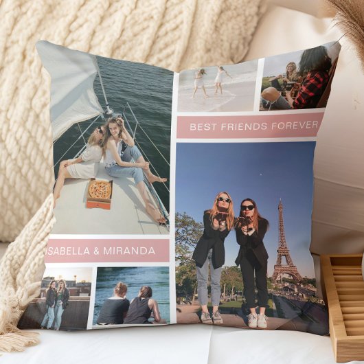 友最高のだちBesties 6 Photo Collage クッション