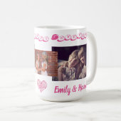 友最高のだちBesties BFF追加3つの写真名かわいい コーヒーマグカップ (正面右)
