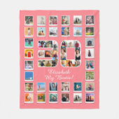 友最高のよ30歳の誕生日 フリースブランケット (正面)