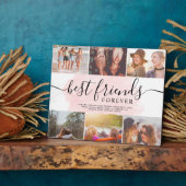 友最高のピンクブラシストローク6フォトコラージグリッド フォトプラーク (側面)