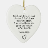 友最高の人ありがとう |考えさんの セラミックオーナメント (右)