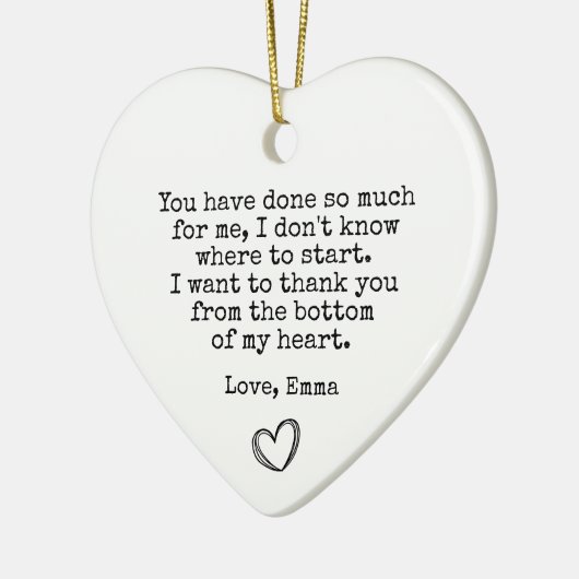 友最高の人ありがとう |考えさんの セラミックオーナメント (左)