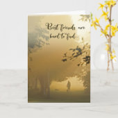 友最高の人がカードを検索する懸命 カード (黄色い花)