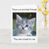 **友最高の人が**年のハッピーバースデーを言わない カード (黄色い花)