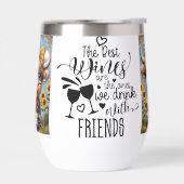 友最高の人と酒を飲むのはワインだ (左面)