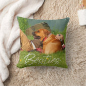 友最高の人のカスタム写真 クッション (ブランケット)