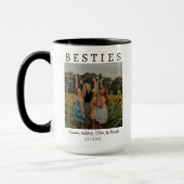 友最高の人のカスタム誕生日BFFギフト マグカップ (左)