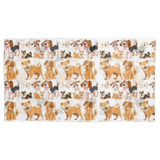 友最高の人のパターン 枕カバー (正面)