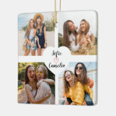 友最高の人の写真のオーナメント セラミックオーナメント (左)
