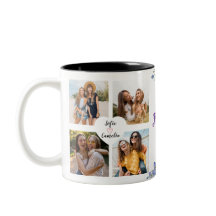 友最高の人の写真のコラージュのコーヒーマグ
