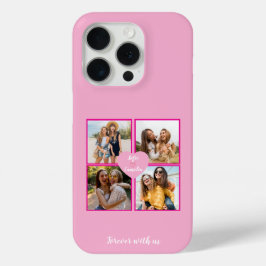 友最高の人の写真のコラージュの電話ケース iPhone 15 PROケース