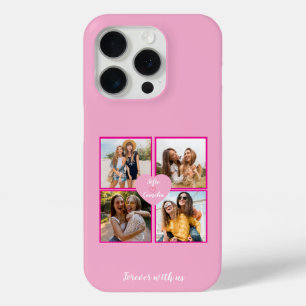 友最高の人の写真のコラージュの電話ケース iPhone 15 PROケース