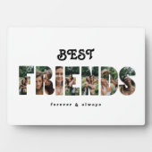 友最高の人の写真ギフトコラージュ フォトプラーク (正面)