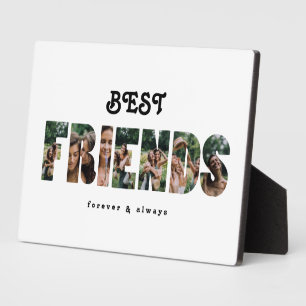 友最高の人の写真ギフトコラージュ フォトプラーク