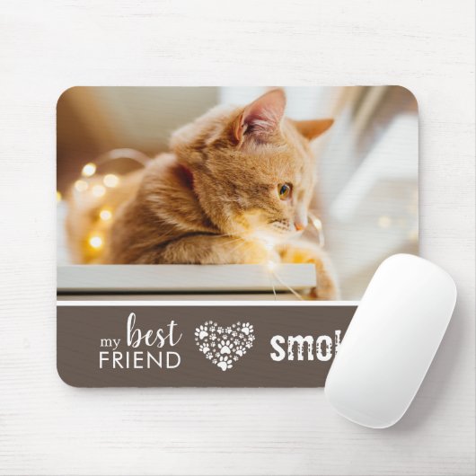 友最高の人の写真パーソナライズされた マウスパッド (マウス)