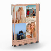 友最高の人の写真フレーム、彼女のための誕生日プレゼント フォトブロック (左)