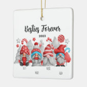 友最高の人の女性と男性の格言 セラミックオーナメント (左)