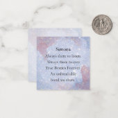 友最高の人の永遠にかわいい贈り物 ノートカード (正面/裏面インサイチュ)