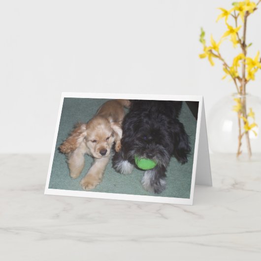 友最高の人の永遠の誕生日が子どもたちから願う カード (黄色い花)