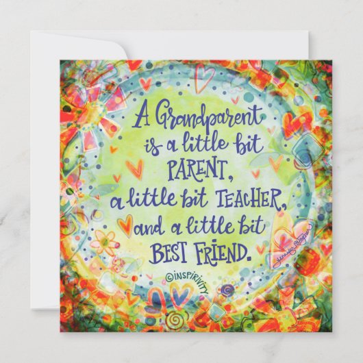 友最高の人の祖父母引用文おもしろいかわいいインスピレーション (正面)