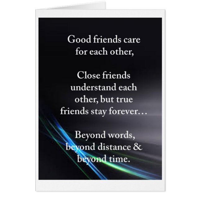 **友最高の人の誕生日**永遠の友人 (正面)