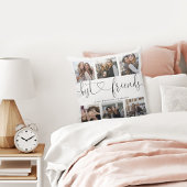 友最高の人のScript Gift For Friends Photo Collage クッション