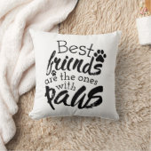 友最高の人はポーズドッグの仲間の引用文のベスティーを持つ クッション (ブランケット)