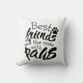 友最高の人はポーズドッグの仲間の引用文のベスティーを持つ クッション (正面)