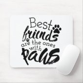 友最高の人はポーズドッグの仲間の引用文のベスティーを持つ マウスパッド (マウス)