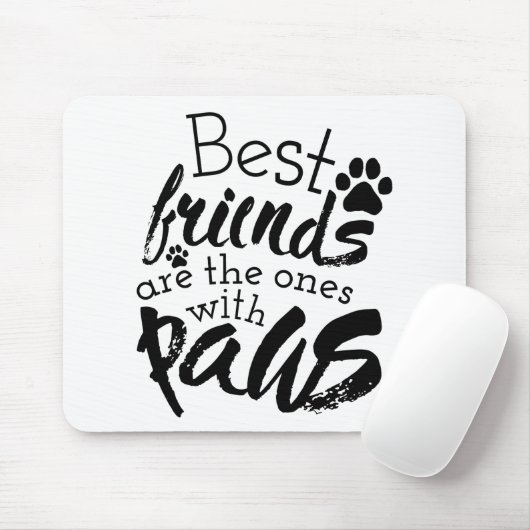 友最高の人はポーズドッグの仲間の引用文のベスティーを持つ マウスパッド (マウス)