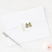 友最高の人は必要なセラピーだ ラウンドシール (封筒)