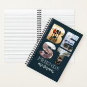 友最高の人は永遠に写真卒業プレゼント ノートブック (内側)