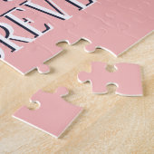 友最高の人は永遠に2つの写真テンプレートモダン ジグソーパズル (側面)