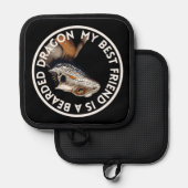 友最高の人ひげ竜 鍋敷き (正面/裏面)