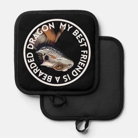 友最高の人ひげ竜 鍋敷き (正面/裏面)