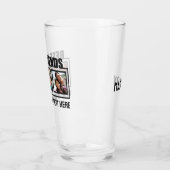 友最高の人カスタムの写真と文字 タンブラーグラス (左)