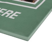 友最高の人カスタムの写真、文字と色 カッティングボード (角)