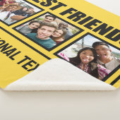 友最高の人カスタムの写真、文字と色 シェルパブランケット (3/4)