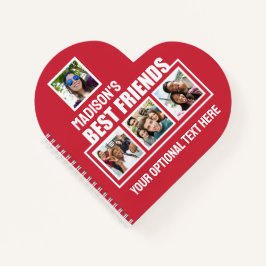 友最高の人カスタムの写真、文字と色 ノートブック