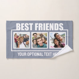 友最高の人カスタムの写真、文字と色 ハンドタオル