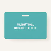 友最高の人カスタムの写真、文字と色 バッジ (裏面)