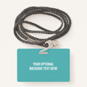 友最高の人カスタムの写真、文字と色 バッジ (裏面ランヤード)