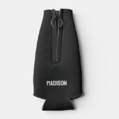 友最高の人カスタムの写真、文字と色 ボトルクーラー (裏面)