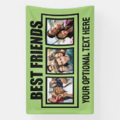 友最高の人カスタムの写真、文字と色 横断幕 (縦)